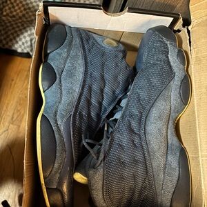 Jordan Black and Gold Sneakers